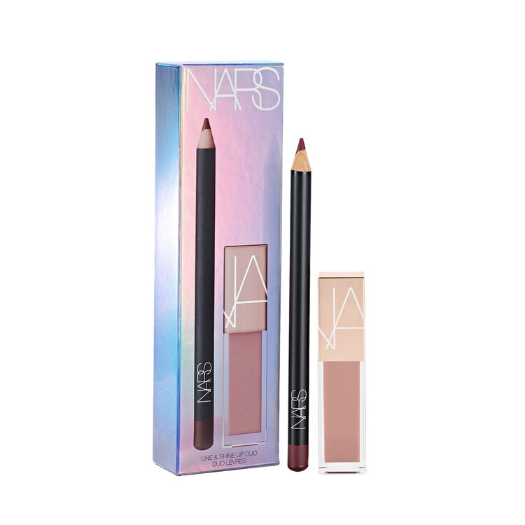 Display zoomed image number 1: [HOLIDAY LIMITED] LINE & SHINE LIP DUO, SPUNK / NYMPHO